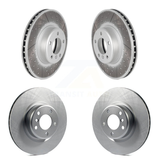 Coated Disc Brake Rotors Front Rear Kit For BMW M240i xDrive M235i