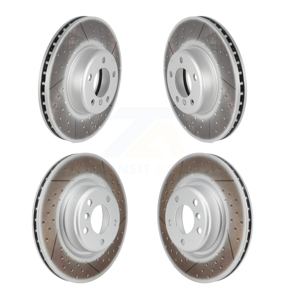 Coated Disc Brake Rotors Front Rear Kit For BMW M240i xDrive M235i