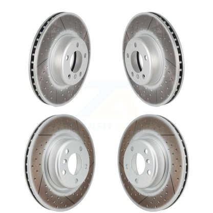 Coated Disc Brake Rotors Front Rear Kit For BMW M240i xDrive M235i