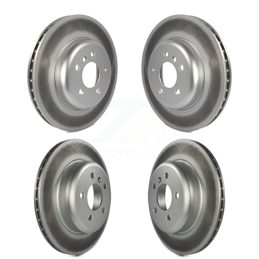 Coated Disc Brake Rotors Front Rear Kit For BMW 535i xDrive 535d ActiveHybrid 5