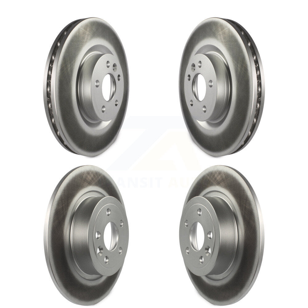 Coated Disc Brake Rotors Front Rear Kit For Land Rover Range Evoque