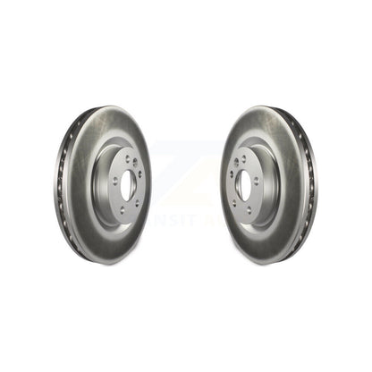 Coated Brake Rotor Front Pair For Land Rover Discovery Sport Range Evoque Jaguar