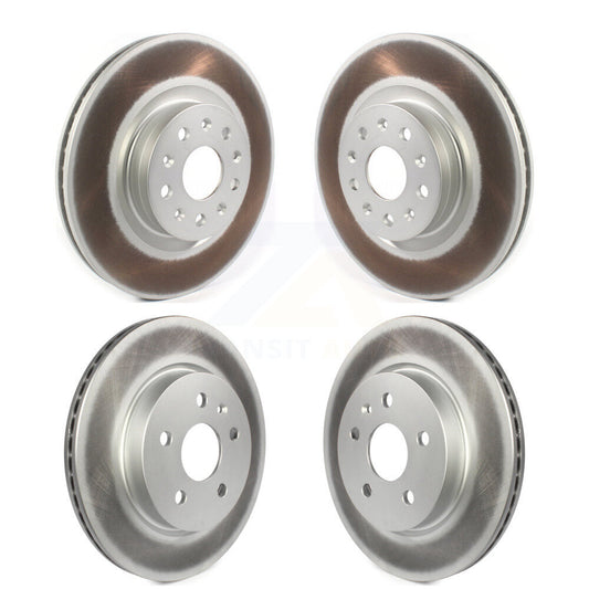 Coated Disc Brake Rotors Front Rear Kit For Cadillac CT5 Chevrolet Camaro CT6