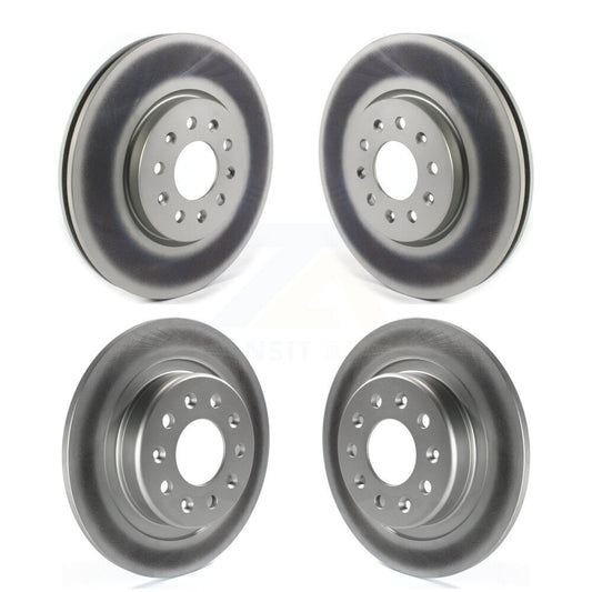 Coat Brake Rotor Front Rear Kit For Chevrolet Equinox GMC Terrain Buick Envision