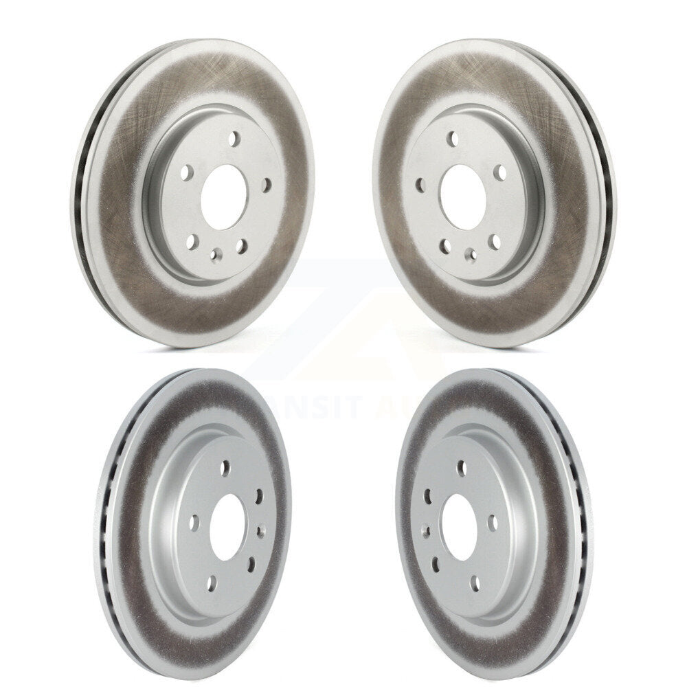 Coated Disc Brake Rotors Front Rear Kit For Cadillac XT4 Buick Envision
