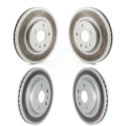 Coated Disc Brake Rotors Front Rear Kit For Cadillac XT4 Buick Envision