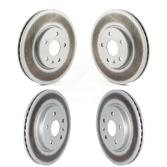 Coated Disc Brake Rotors Front Rear Kit For Cadillac XT4 Buick Envision