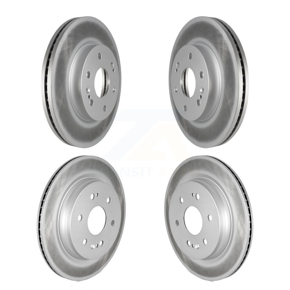 Coat Brake Rotor Front Rear Kit For GMC Chevrolet Silverado 1500 Sierra Yukon XL