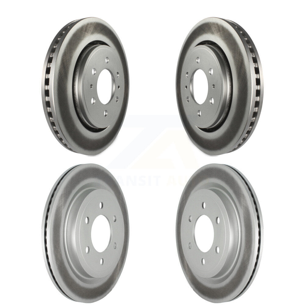 Coat Disc Brake Rotor Front Rear Kit For Ford F-150 Expedition Lincoln Navigator