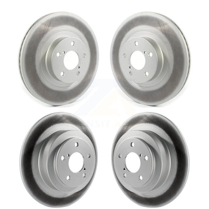 Coat Brake Rotors Front Rear Kit For Subaru Baja With 292mm Diameter Rotor