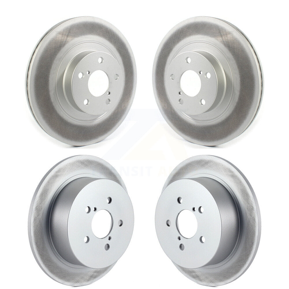 Coated Disc Brake Rotors Front Rear Kit For Subaru Outback Legacy