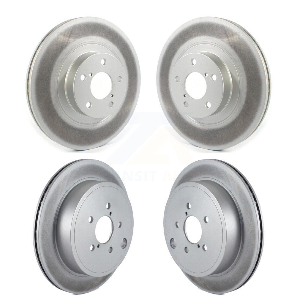 Coated Disc Brake Rotors Front Rear Kit For Subaru BRZ Toyota 86 GR86