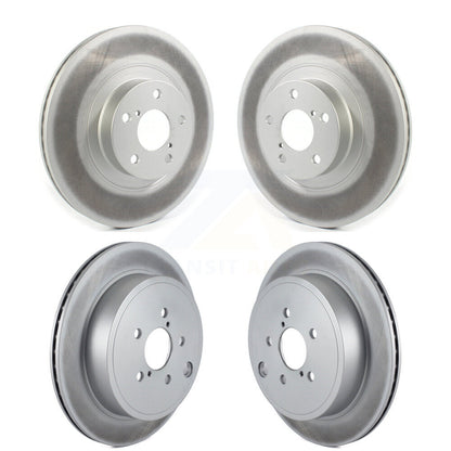 Coated Disc Brake Rotors Front Rear Kit For Subaru BRZ Toyota 86 GR86