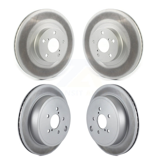 Coated Disc Brake Rotors Front Rear Kit For Subaru BRZ Toyota 86 GR86
