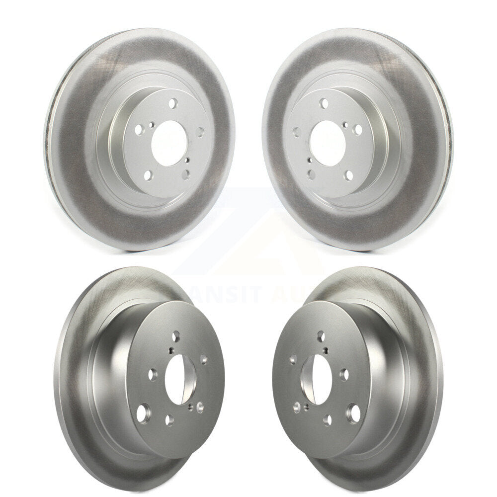 Coated Disc Brake Rotors Front Rear Kit For Subaru Forester XV Crosstrek