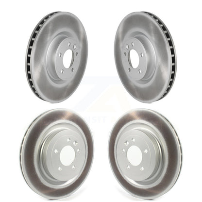 Coated Disc Brake Rotors Front Rear Kit For Land Rover Range Sport Discovery