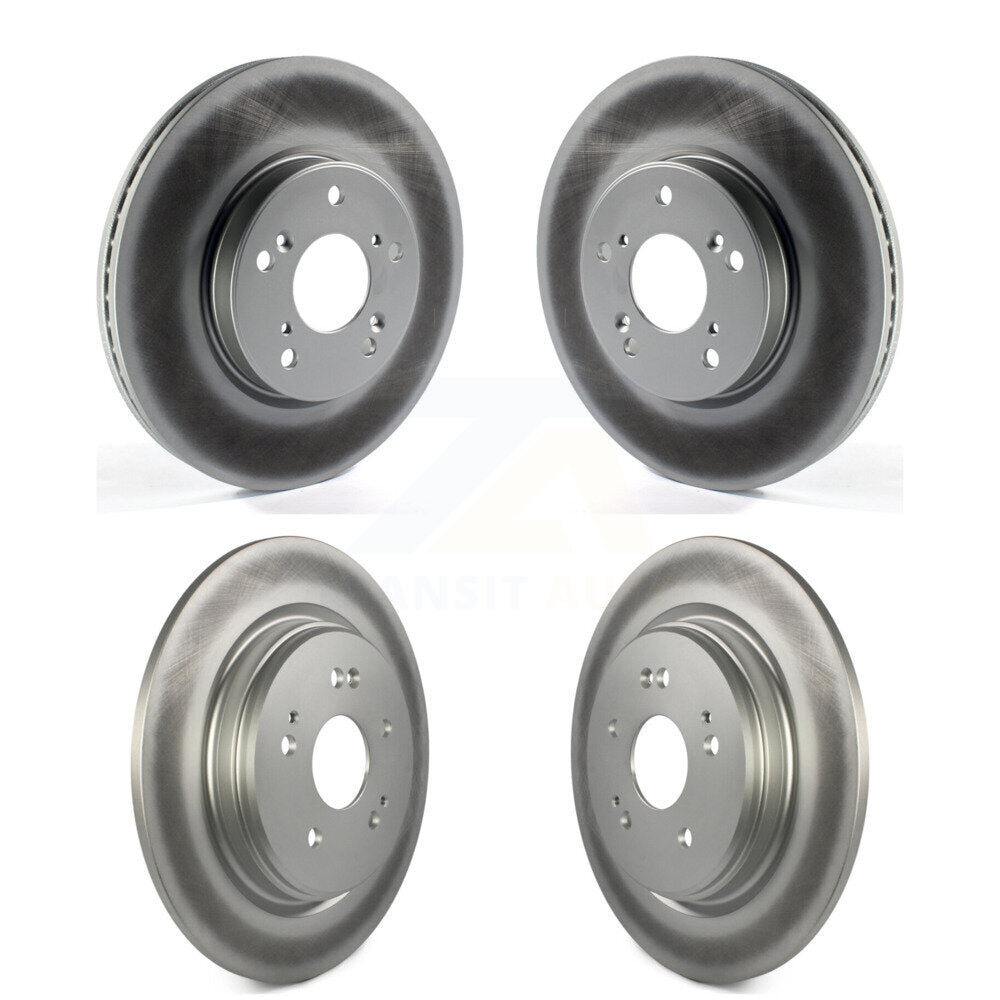 Coated Disc Brake Rotors Front Rear Kit For 2020 Honda CR-V 2.0L