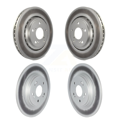 Coated Disc Brake Rotors Front Rear Kit For 2018-2024 Honda Odyssey