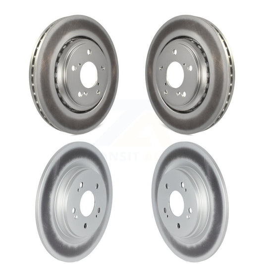 Coated Disc Brake Rotors Front Rear Kit For 2018-2024 Honda Odyssey