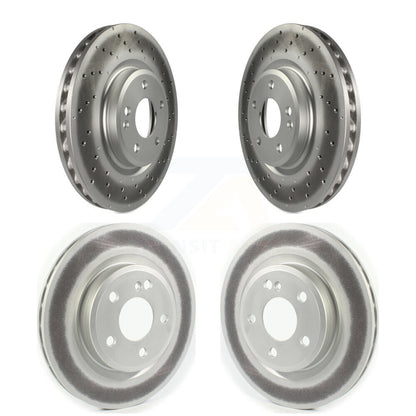 Coat Disc Brake Rotor Front Rear Kit For Mercedes-Benz CLA250 With Sport Package