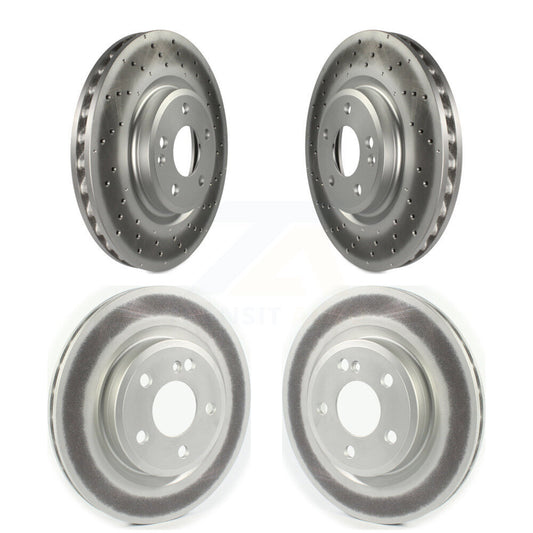 Coat Disc Brake Rotor Front Rear Kit For Mercedes-Benz CLA250 With Sport Package