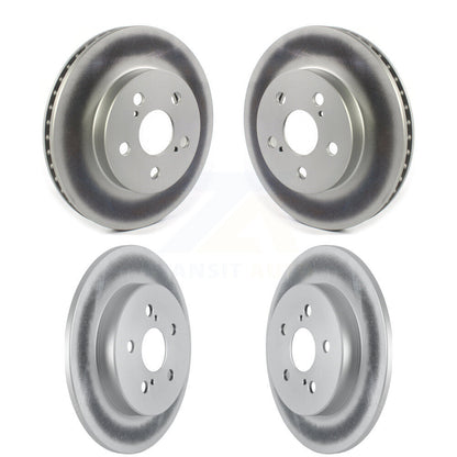 Coated Disc Brake Rotors Front Rear Kit For Toyota Corolla