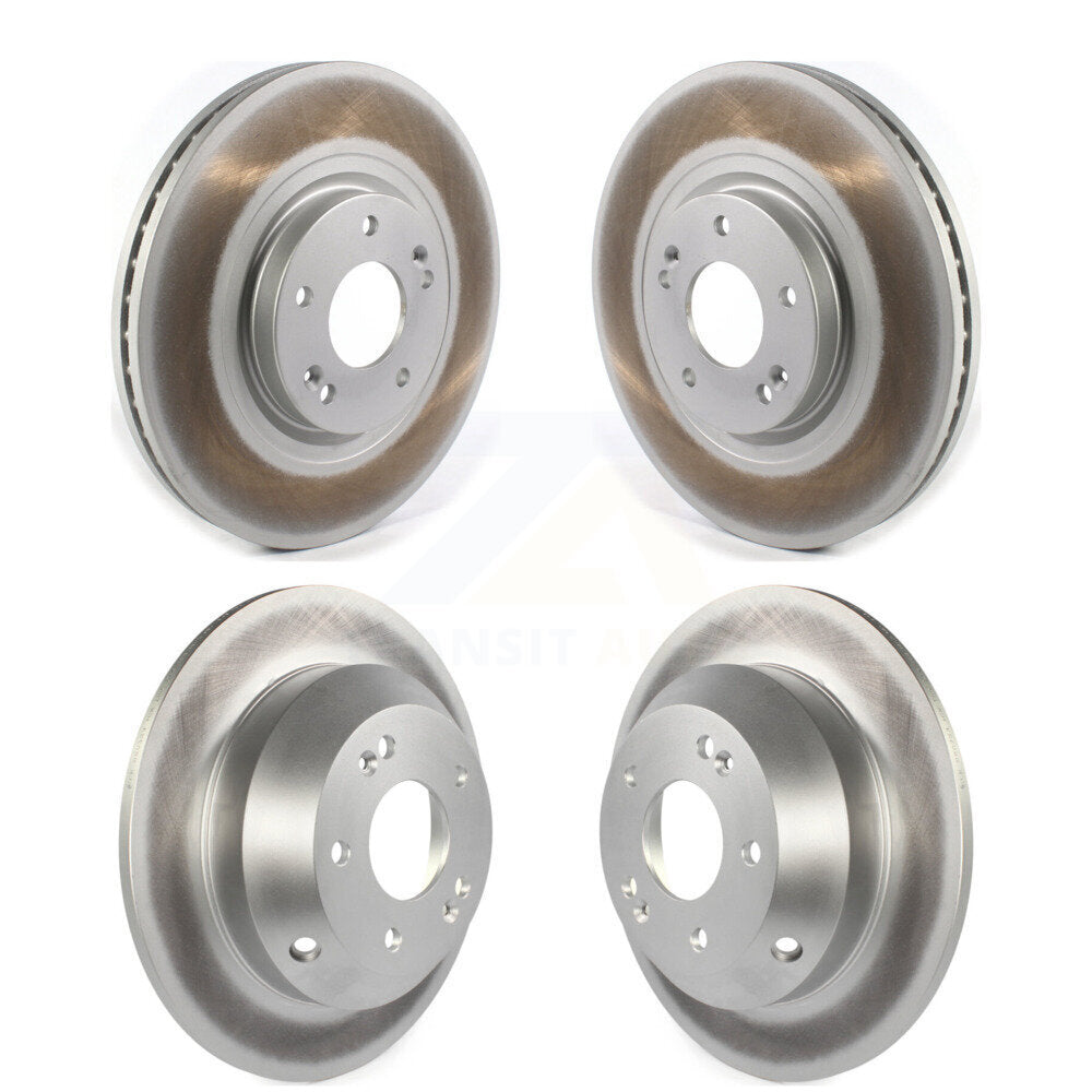 Coated Disc Brake Rotors Front Rear Kit For 2015-2021 Kia Sedona