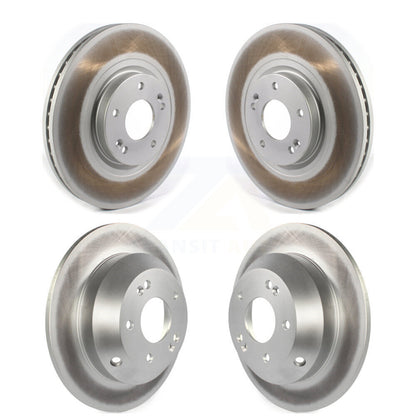 Coated Disc Brake Rotors Front Rear Kit For 2015-2021 Kia Sedona