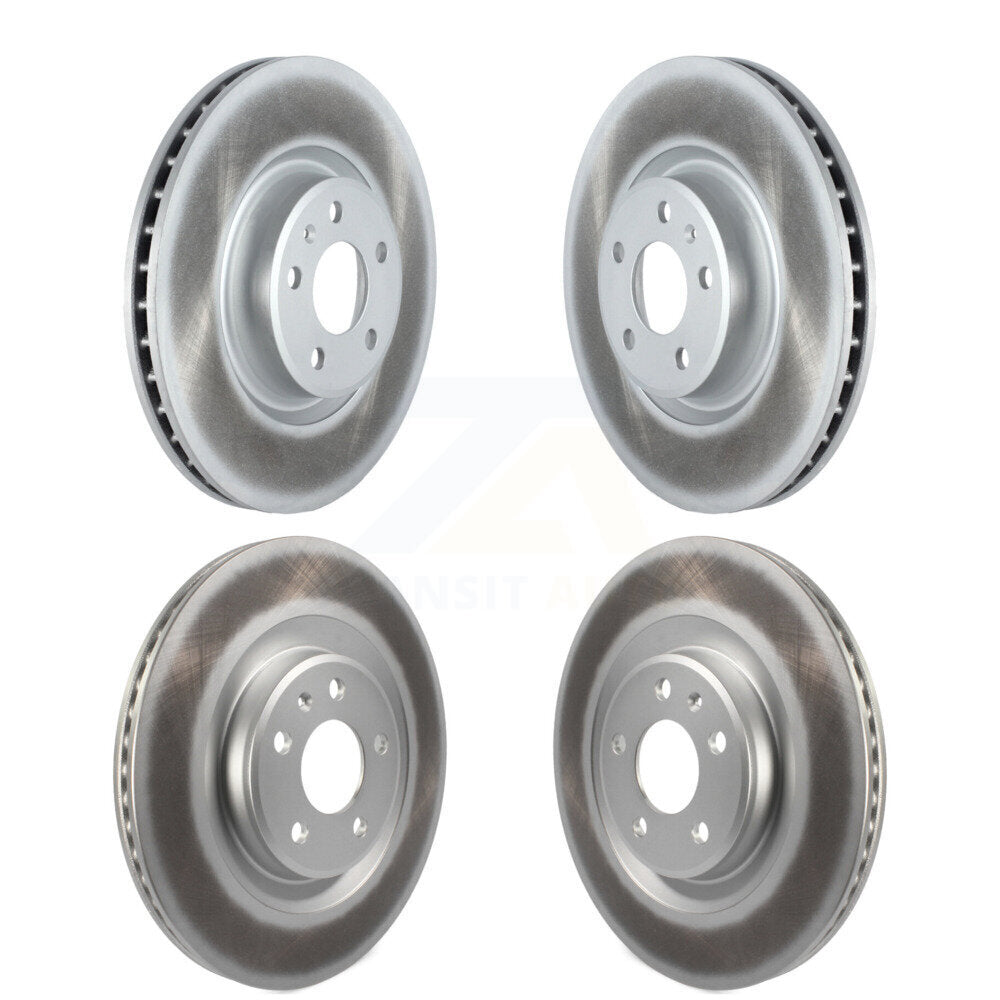 Coated Brake Rotor Front Rear Kit For Audi Q5 A5 Sportback A4 Quattro allroad A6