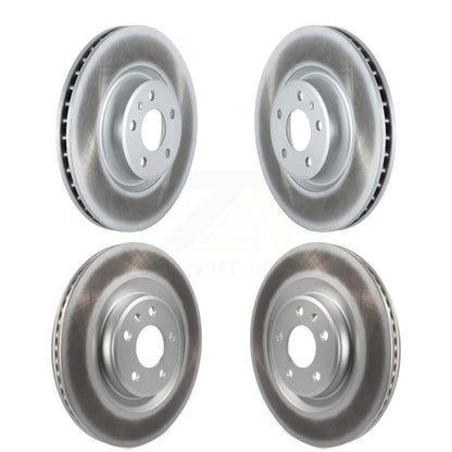 Coated Brake Rotor Front Rear Kit For Audi Q5 A5 Sportback A4 Quattro allroad A6