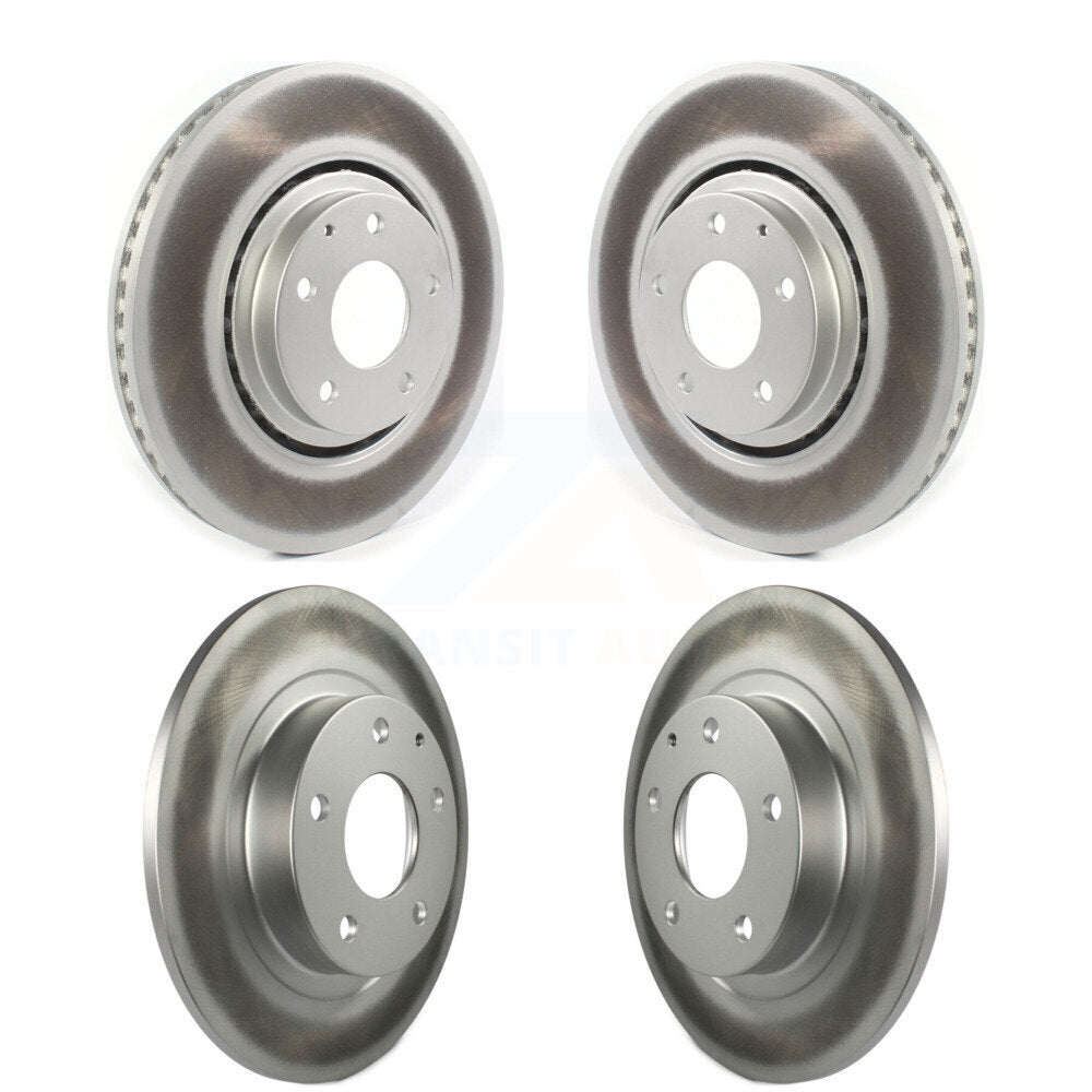 Coated Disc Brake Rotors Front Rear Kit For 2019-2021 Mazda 6 Turbocharged