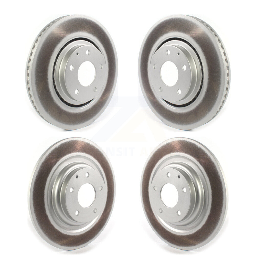 Coated Disc Brake Rotors Front Rear Kit For 2016-2023 Mazda CX-9