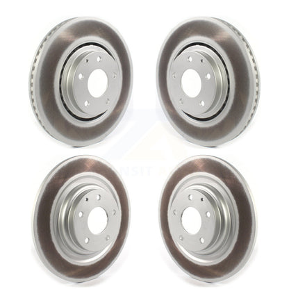 Coated Disc Brake Rotors Front Rear Kit For 2016-2023 Mazda CX-9