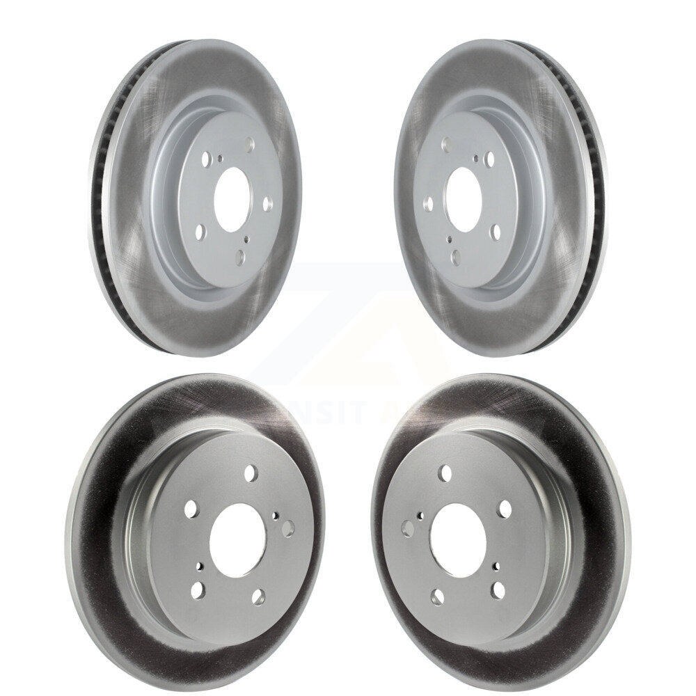 Coat Brake Rotors Front Rear Kit For Toyota RAV4 Camry Corolla Cross Lexus Venza