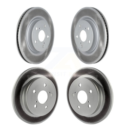 Coat Brake Rotors Front Rear Kit For Toyota RAV4 Camry Corolla Cross Lexus Venza