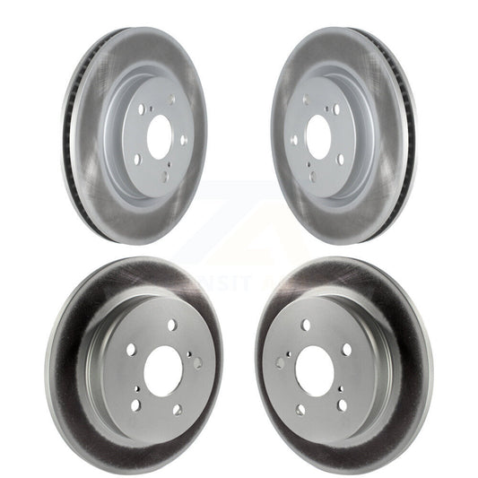 Coat Brake Rotors Front Rear Kit For Toyota RAV4 Camry Corolla Cross Lexus Venza