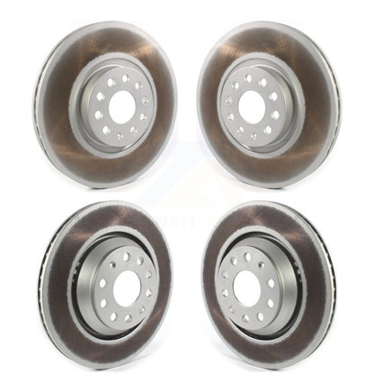 Coated Disc Brake Rotors Front Rear Kit For Volkswagen Atlas Cross Sport