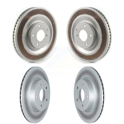 Coated Disc Brake Rotors Front Rear Kit For INFINITI QX50 QX55