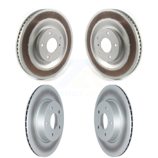 Coated Disc Brake Rotors Front Rear Kit For INFINITI QX50 QX55