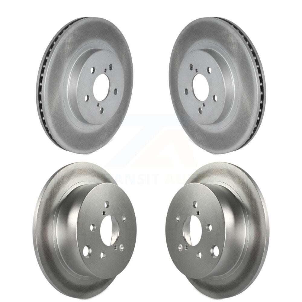 Coated Disc Brake Rotors Front Rear Kit For Subaru Crosstrek Impreza