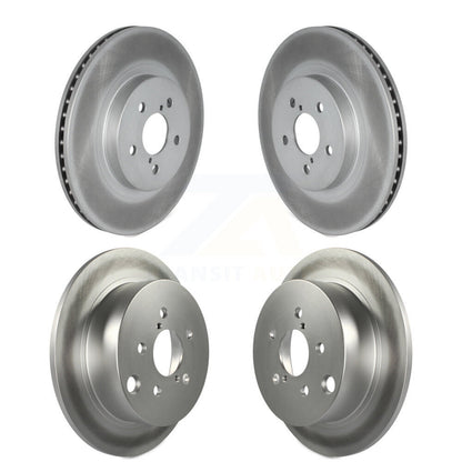 Coated Disc Brake Rotors Front Rear Kit For Subaru Crosstrek Impreza