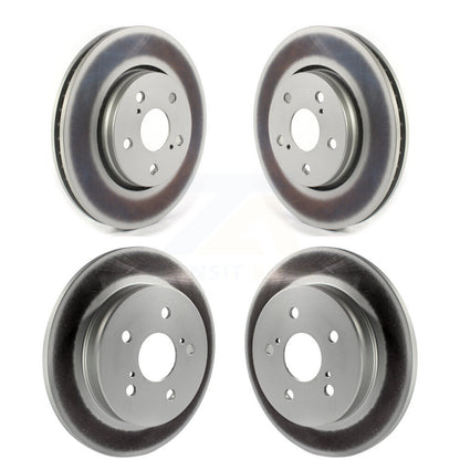 Coated Disc Brake Rotors Front Rear Kit For Toyota C-HR
