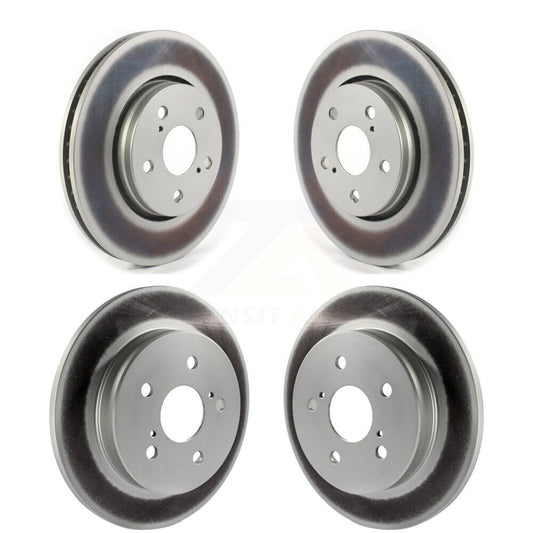 Coated Disc Brake Rotors Front Rear Kit For Toyota C-HR