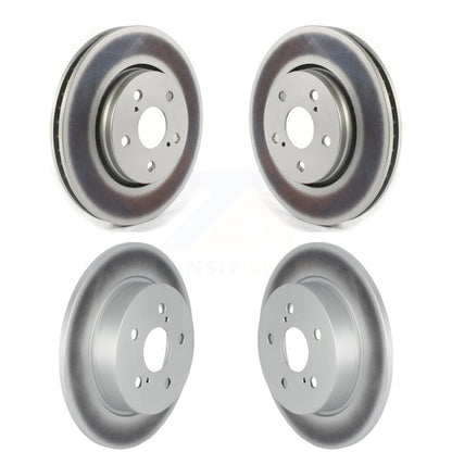 Coated Disc Brake Rotors Front Rear Kit For Toyota C-HR