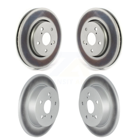 Coated Disc Brake Rotors Front Rear Kit For Toyota C-HR