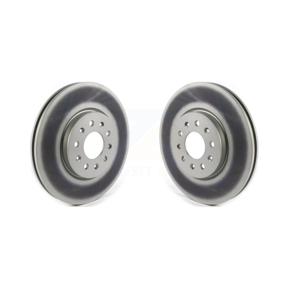 Coated Brake Rotors Front Pair For Chevrolet Equinox GMC Terrain Buick Envision