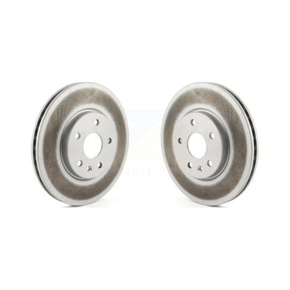 Coated Disc Brake Rotors Front Pair For Buick Envision Cadillac XT4