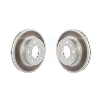 Coated Disc Brake Rotors Front Pair For 2014-2024 Ram ProMaster 2500 3500 1500