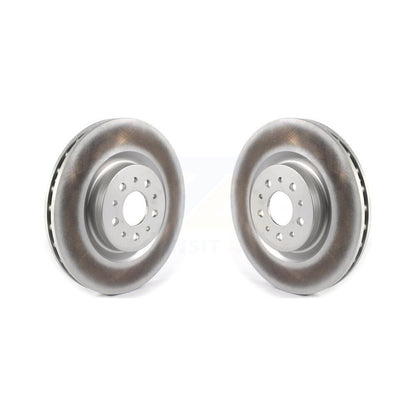 Coated Disc Brake Rotors Front Pair For 2015-2022 Ram ProMaster City