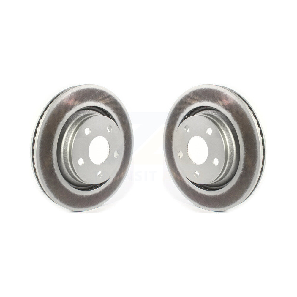 Coat Brake Rotor Front Pair For Jeep Wrangler JK With 332mm Diameter